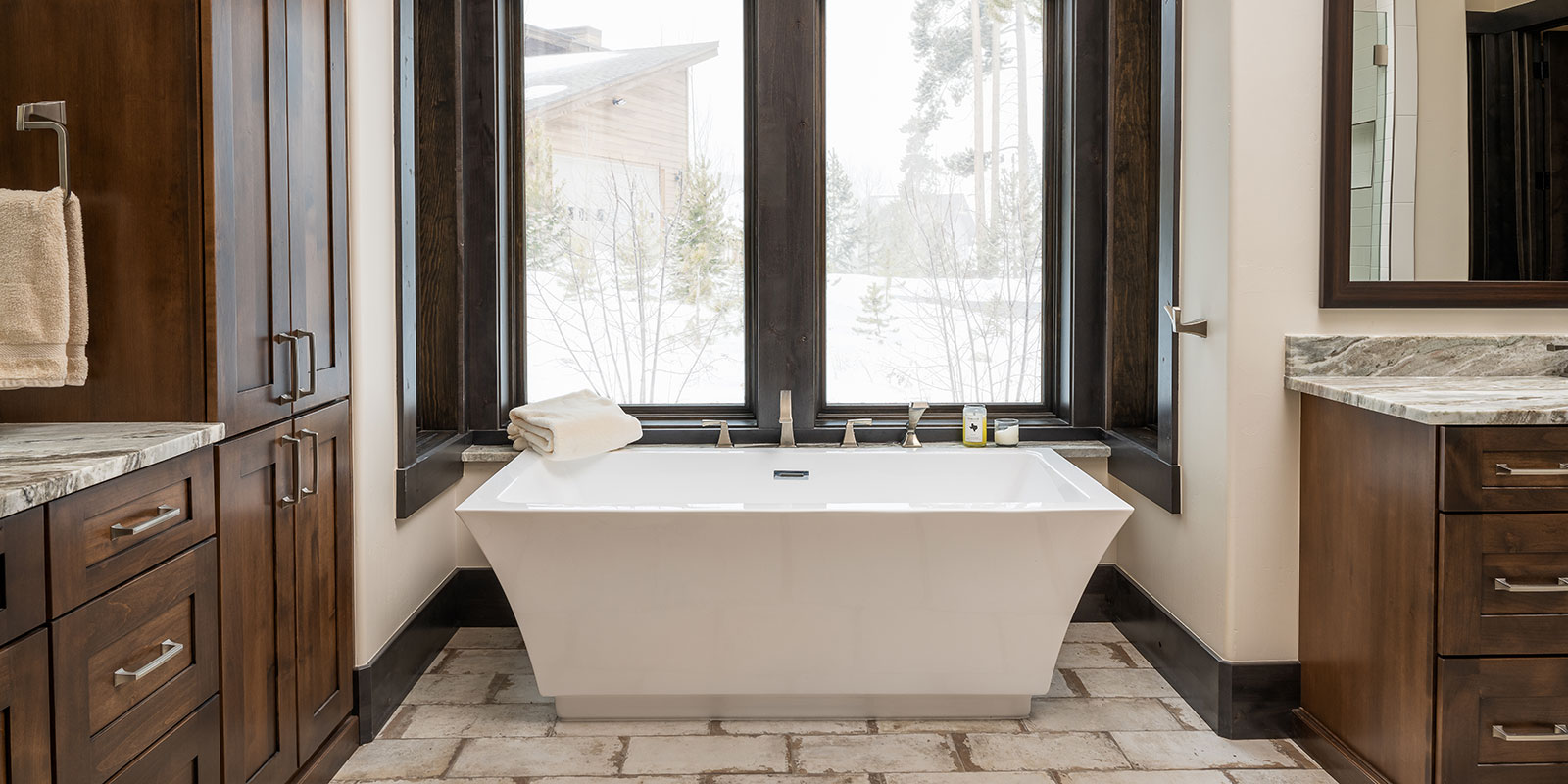 bathroom remodel by Erica at EK Kitchens & Design in Winter Park CO
